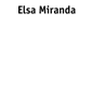Elsa Miranda